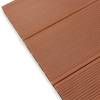 Scandic WPC Hollow tuščiavidurė terasinė lenta 20x140x3600, medžio imitacija/rifliuota, Brick brown-Medžio statybinės medžiagos