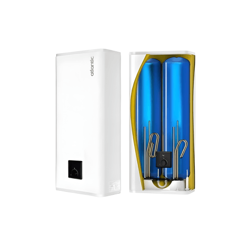 Vertikalus elektrinis plokščias vandens šildytuvas Atlantic FLAT O'Pro+ 80 (65L)-Boileriai