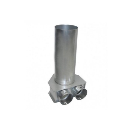 Difuzoriaus dėžutė cink. plieno DN125-2x75 L-330mm, Prodmax