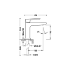 LOFT Vienos svirties praustuvo maišytuvas-22210301
