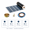 Anglies pluošto šildymo plėvelė HEATVIS, 80 W/m² (1 m) | Grindinio šildymo sistemos | PERKUKARTU.LT